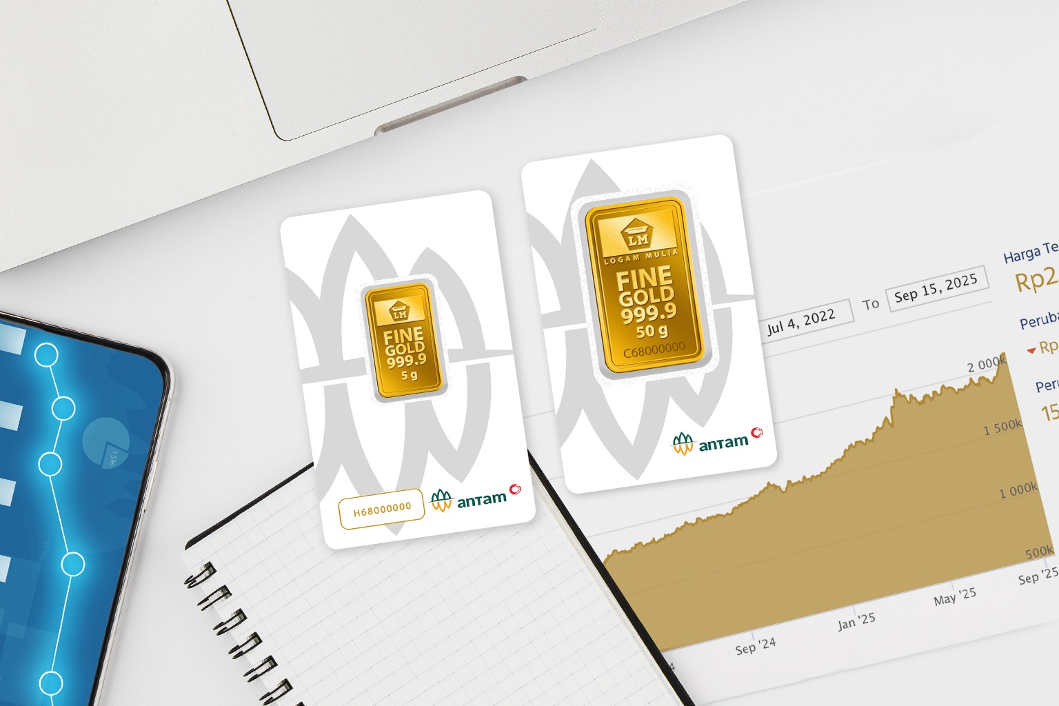 Harga Emas Antam 2 April 2026 Naik, Perak Murni Ikut Bergerak: Panduan Beli untuk Investor & Masyarakat