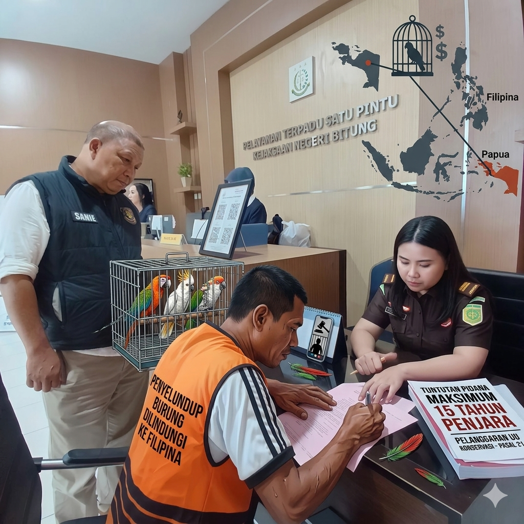 Nasib 24 Burung Langka: Penyelundup ke Filipina Terancam Bui