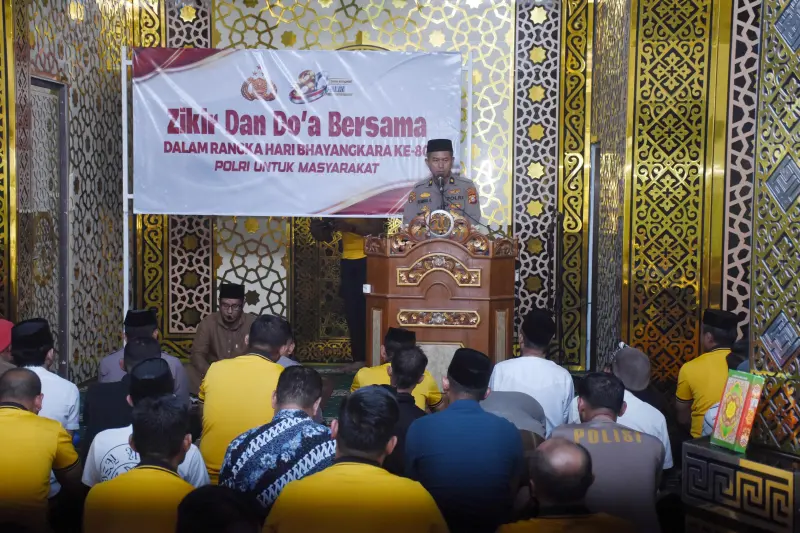 Jelang Hari Bhayangkara ke-80, Polres Bulukumba Gelar Zikir Bersama