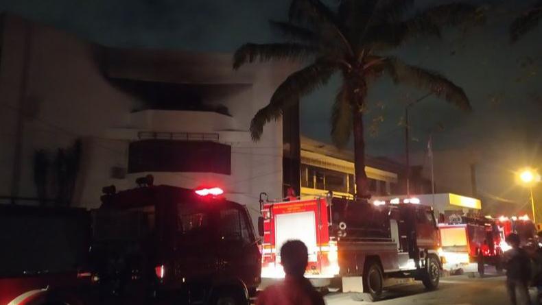 Kebakaran di Fakultas Ekonomi dan Bisnis USU Medan