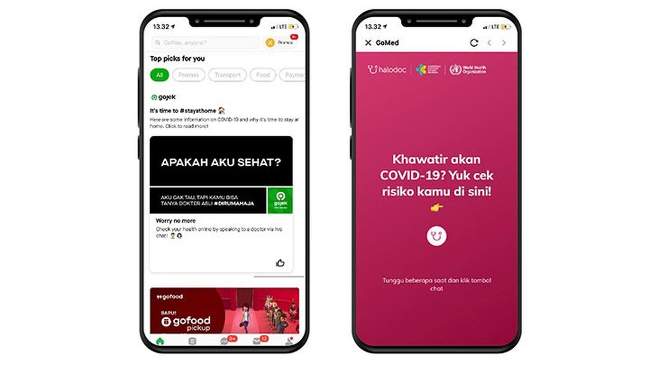 Gojek dan Halodoc Hadirkan Layanan Periksa Gejala Covid-19 Jarak Jauh