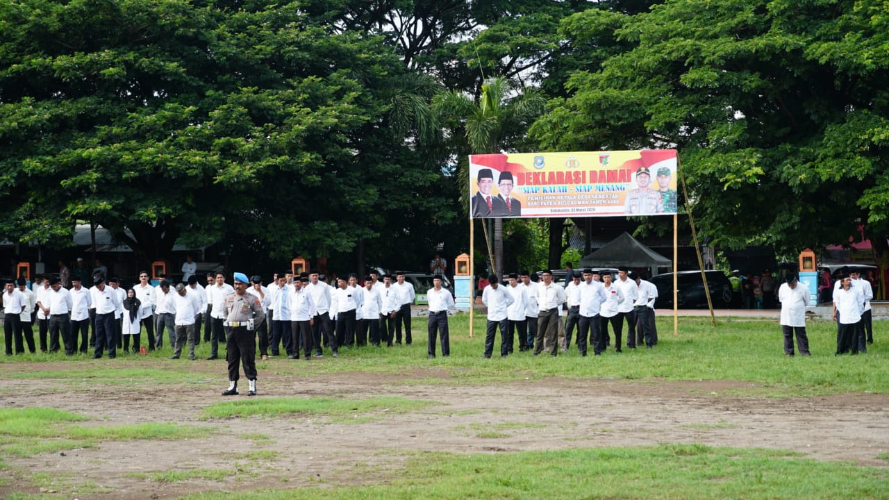 Jelang Pilkades Bulukumba, 255 Cakades Deklarasi Damai Siap Kalah Siap Menang