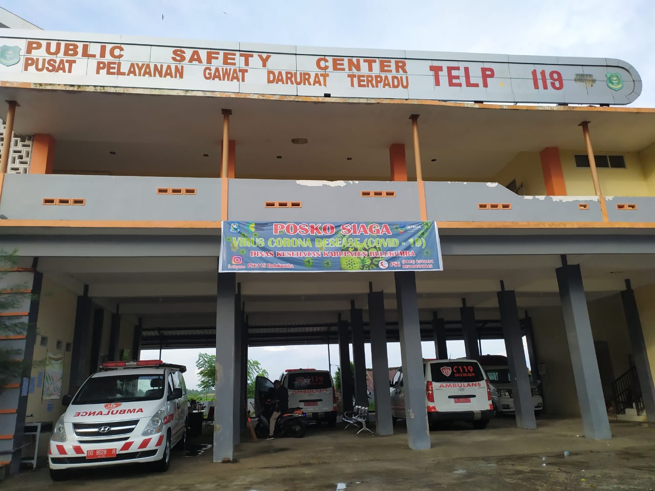 Posko Tanggap Covid-19, PSC 119 Bulukumba Bekerja 24 Jam