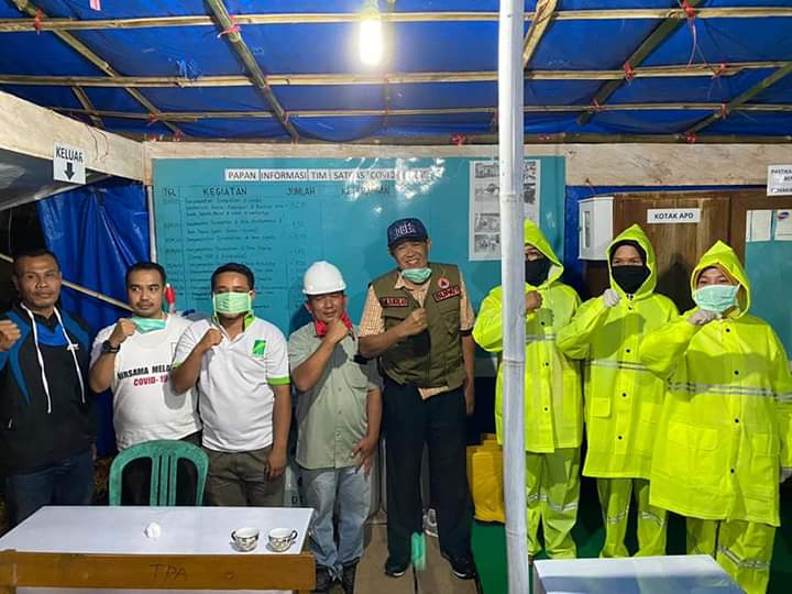 A.M.Sukri A. Sappewali Lakukan Inspeksi dan Kunjungan ke Posko Covid 19