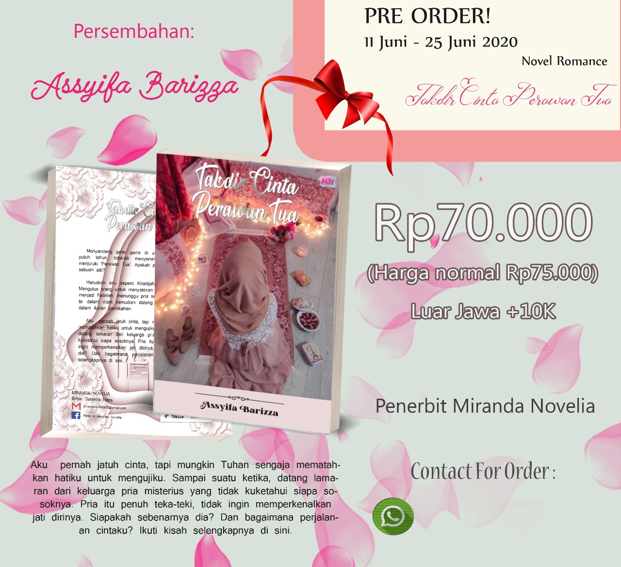 "Takdir Cinta Perawan Tua", Novel Terbaru Karya Pegiat Literasi Bulukumba