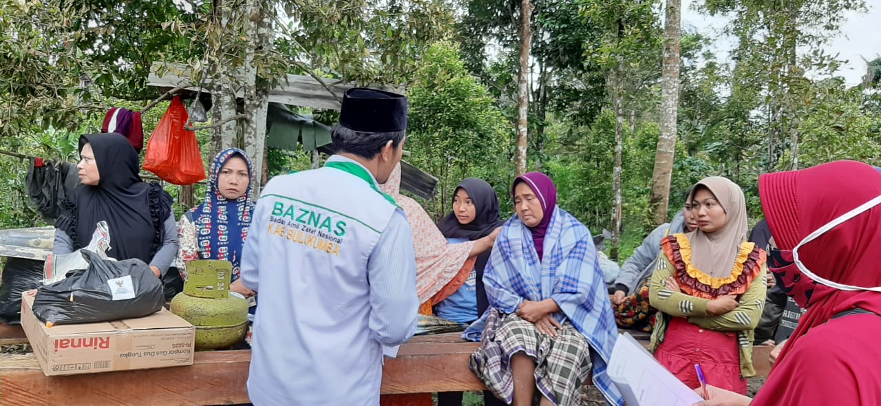 Baznas Bantu Korban Kebakaran di Gantarang