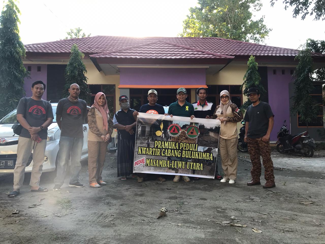 Relawan Pramuka Peduli dari Bulukumba Terjun Langsung ke Masamba