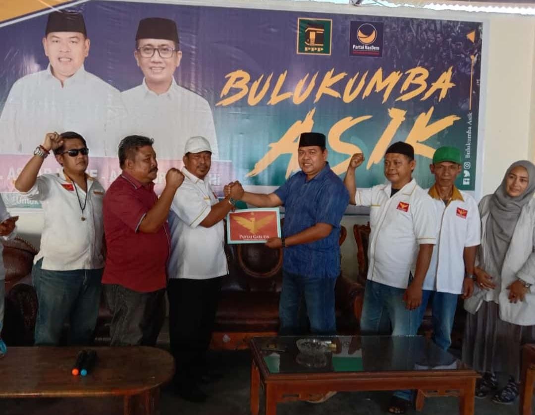 Partai Garuda All Out Menangkan Pasangan Bulukumba Asik