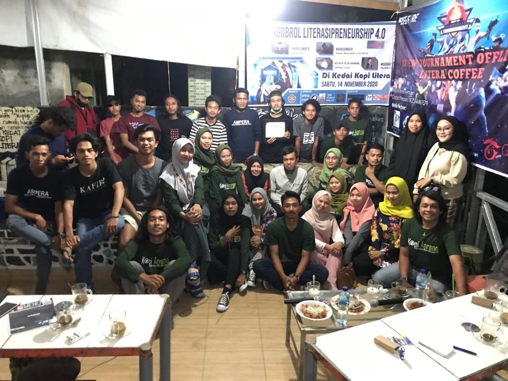 Karang Taruna Bina Bangsa Anrang Helat Diskusi untuk Entrepreneur Muda, Ngobrol Literasipreneurship 4.0