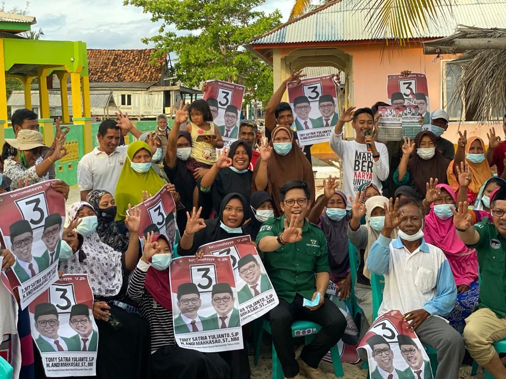Warga Liukang Loe Siap Menangkan Kacamatayya, Ini Komitmen TSY-AM