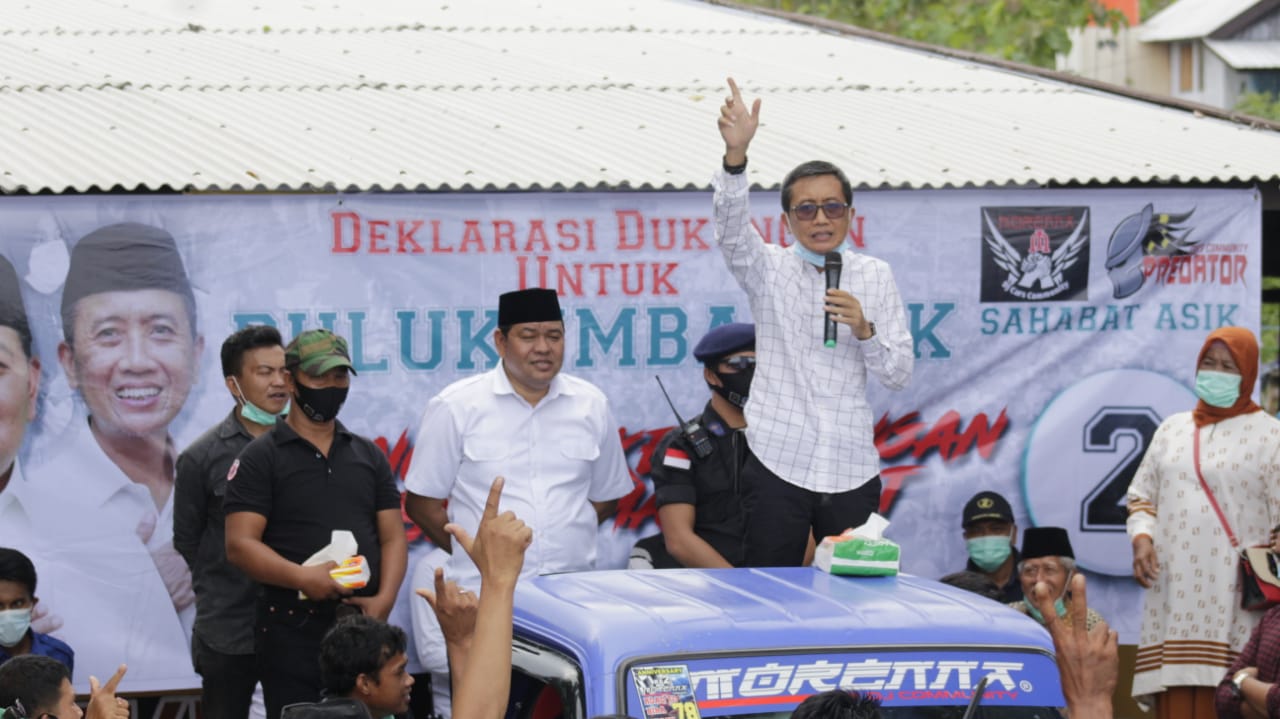 Jelang Masa Tenang, Askar-Pipink Terima Ikrar Ratusan Anggota Komunitas