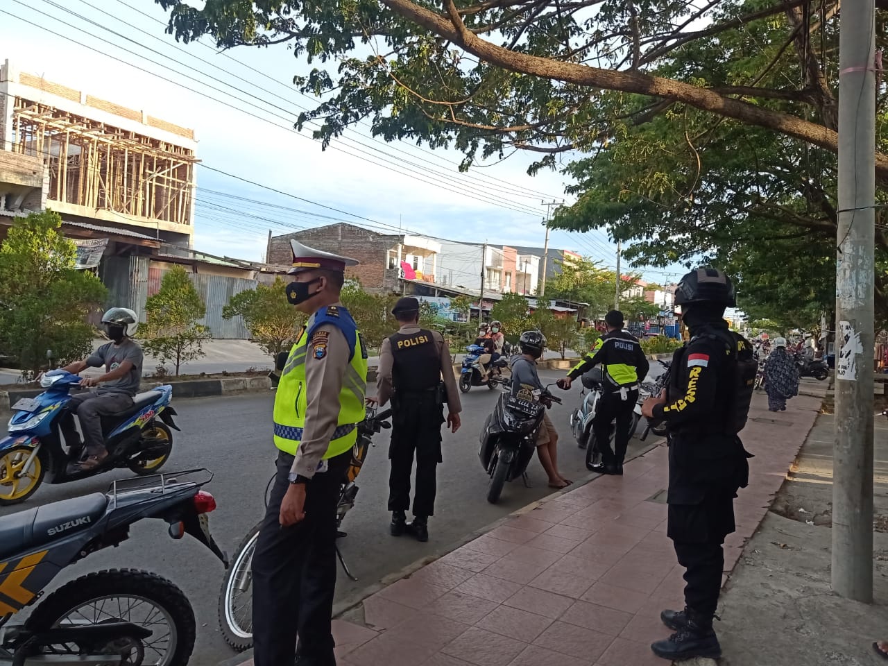 Cegah Aksi Balap Liar di Bulan Ramadhan, Puluhan Polisi Patroli Sejumlah Titik