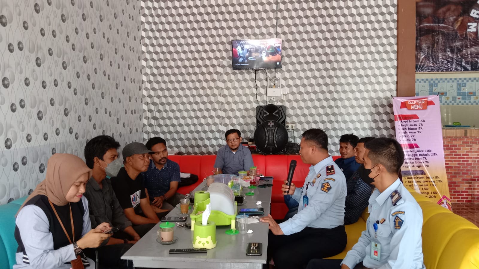 Kalapas Menyapa Media Cetak, Elektronik dan Online dengan Ngopi Bareng