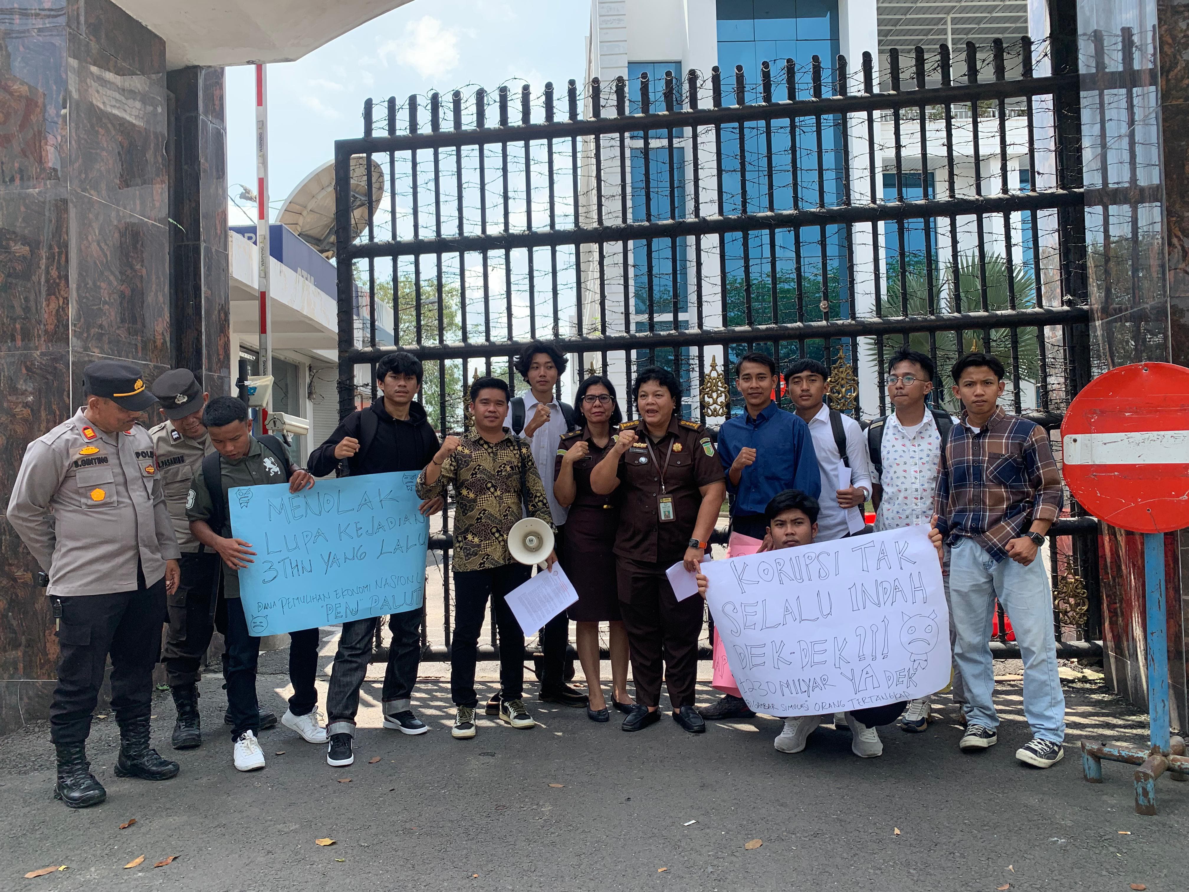 PB FMPP SUMUT Gelar Aksi di Kejati Sumut, Tuntut Transparansi Penyaluran Dana PEN di Padang Lawas Utara