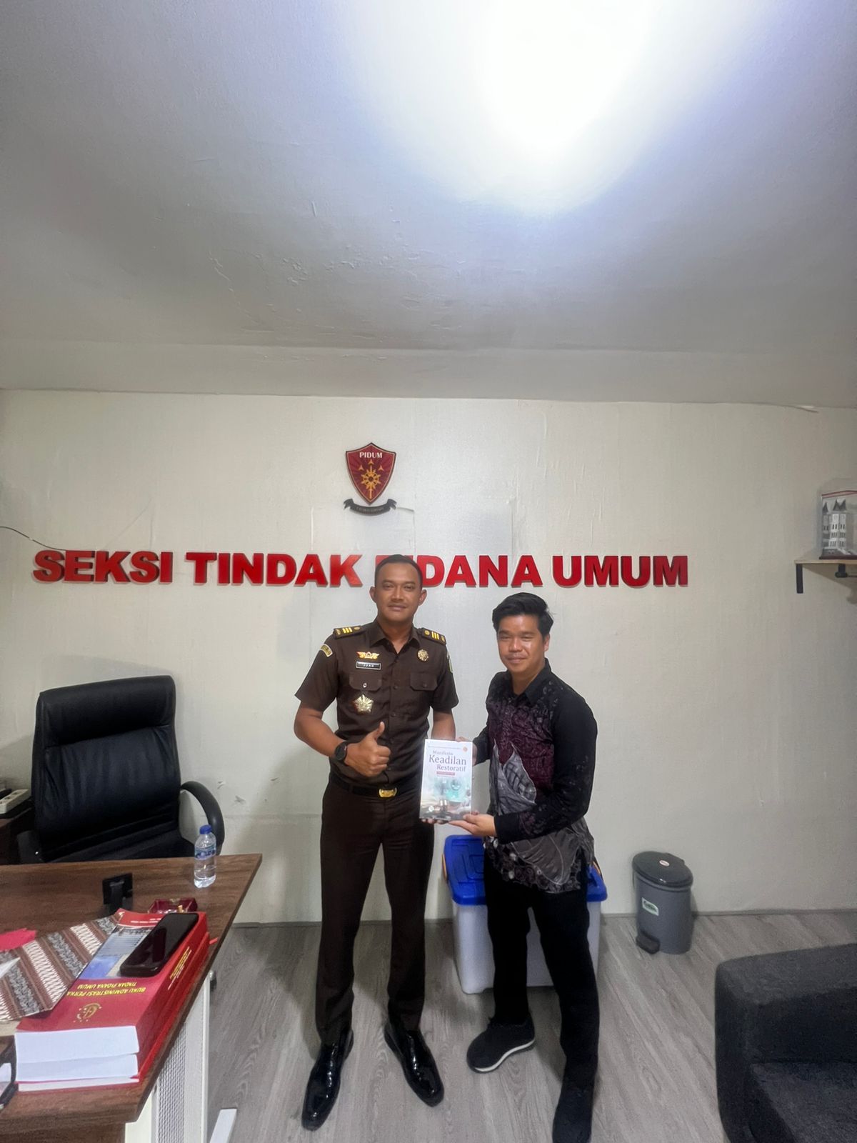 Ketua BEM STIT PL Gunung Tua Apresiasi Kinerja Kasi Pidum Kejaksaan Negeri Paluta