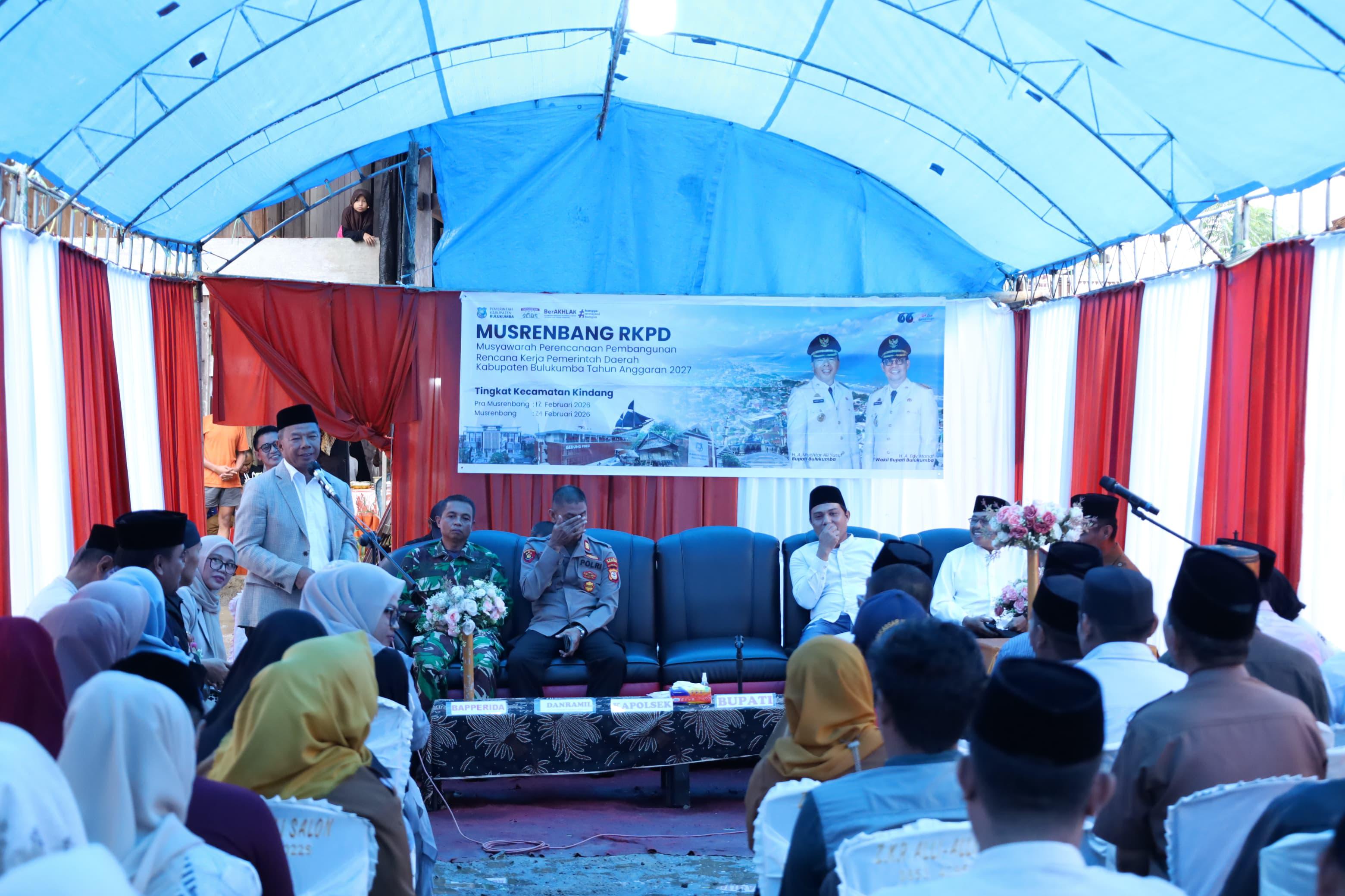 Musrenbang Kindang: Fokus Ketahanan Pangan dan Infrastruktur